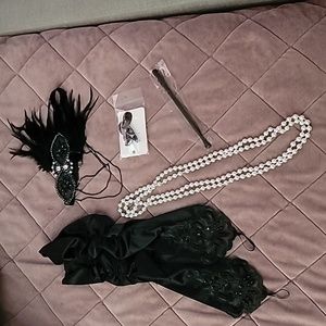 5PC FLAPPER GIRL ACCESSORIES SET